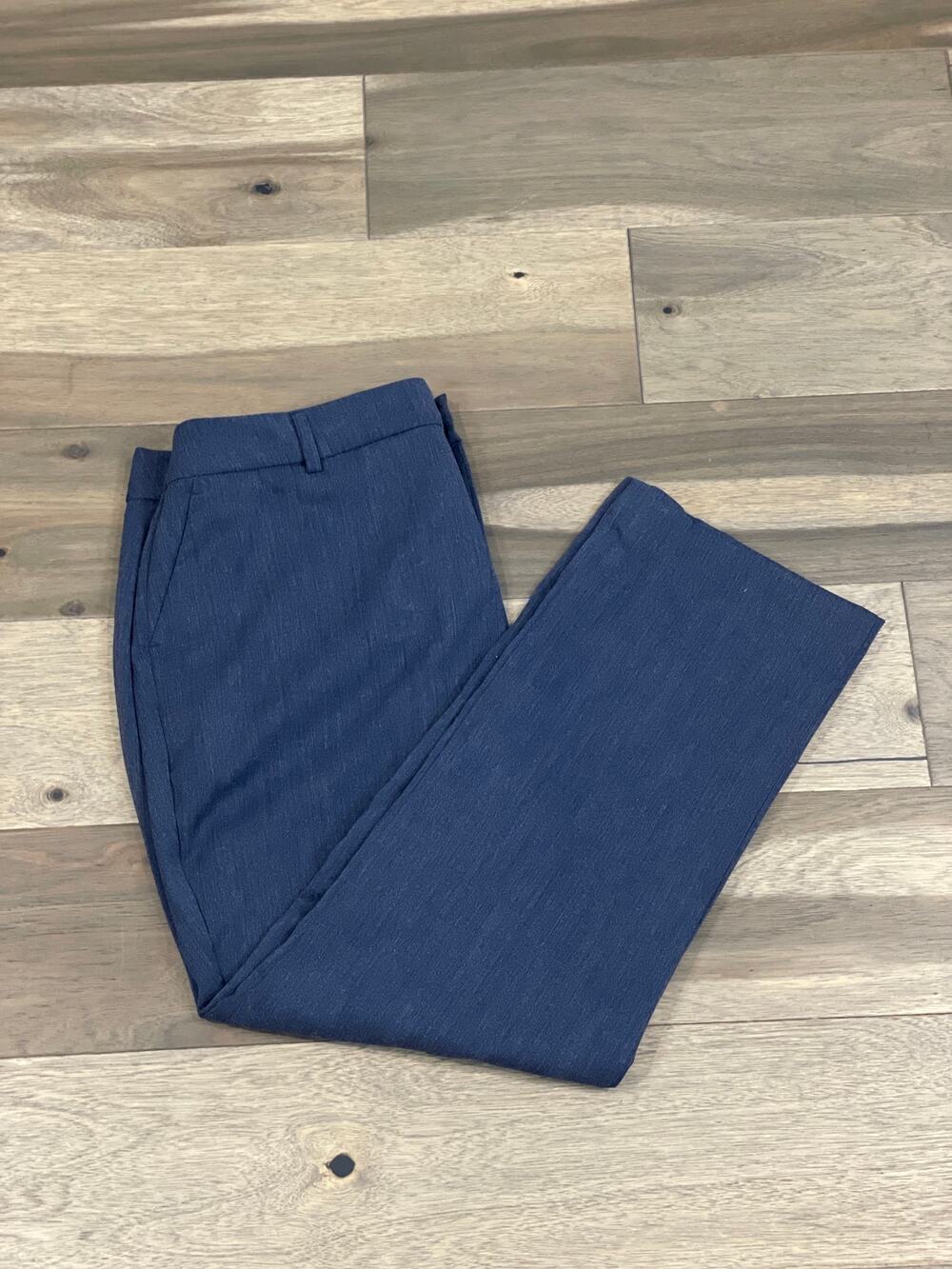 Nine West Barely Bootcut Size 18P NWT Heather Navy Sculpting Stretch Pants